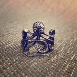 Steampunk Giant Squid Octopus 🐙 Ring Size 8